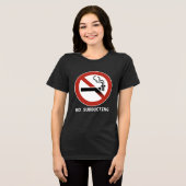 Geen Subductie Logo Tri-Blend Shirt (Voorkant volledig)