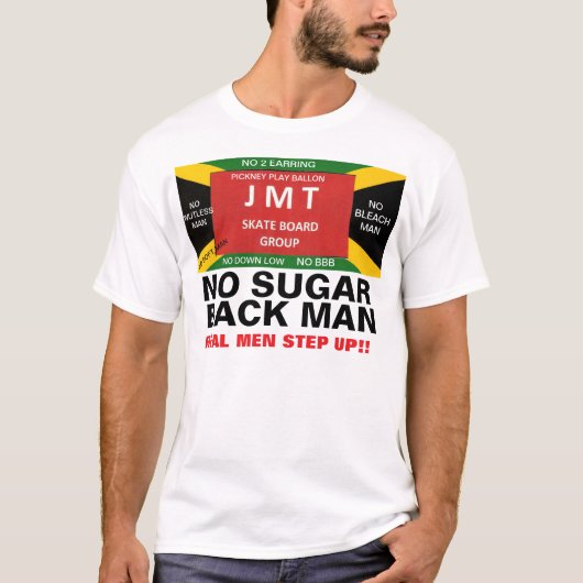 GEEN SUIKER MEER MAN T-Shirt (Voorkant)