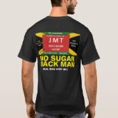GEEN SUIKER RUG MAN T-shirt (Achterkant)