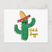 Geen supercactus Mexicaanse sombrero Briefkaart (Voorkant)