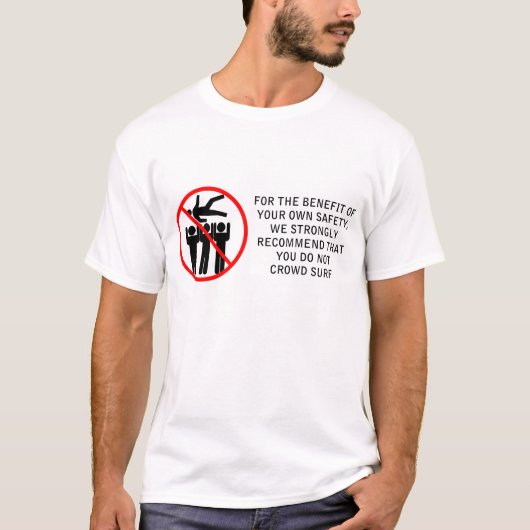 Geen Surf kweken T-shirt (Voorkant)