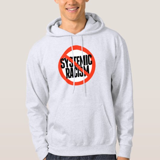 Geen systematische racisme hoodie (Voorkant)