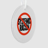 Geen systematische racisme ornament (voorkant)