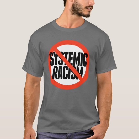 Geen systematische racisme t-shirt (Voorkant)