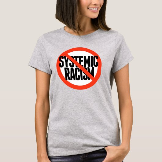 Geen systematische racisme t-shirt (Voorkant)