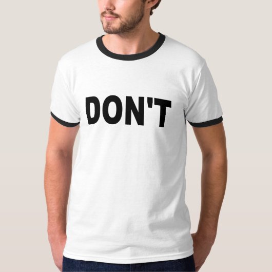 Geen T-shirt (Voorkant)