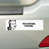 GEEN T-shirt GEVOELIG Bumpersticker (Op auto)