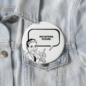 GEEN T-shirt GEVOELIG Ronde Button 4,0 Cm (In situ)