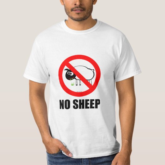 GEEN T-SHIRT MET SCHAPEN™ (Voorkant)