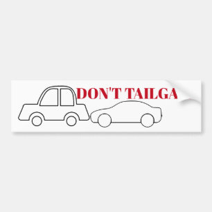 Geen Tailgate Bumpersticker