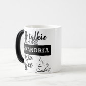 GEEN talk VOORDAT Jouw naam DRINKEN koffie wordt t Magische Mok (Voorkant links)