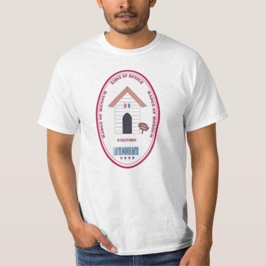 Geen Talkie Geen Probleem Doghouse Master T-shirt (Voorkant)