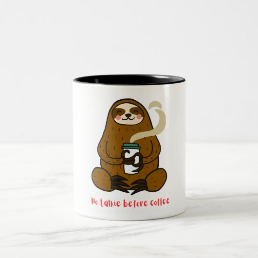 Geen talkie voor Coffee mok (Center)