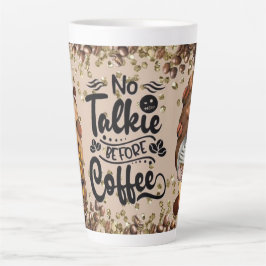 Geen Talkie voor Koffiegnomen Latte Mok