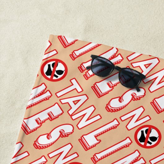 Geen Tan Lines Strandlaken (In situ)