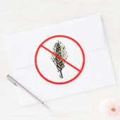 GEEN TARWE RONDE STICKER (Envelop)