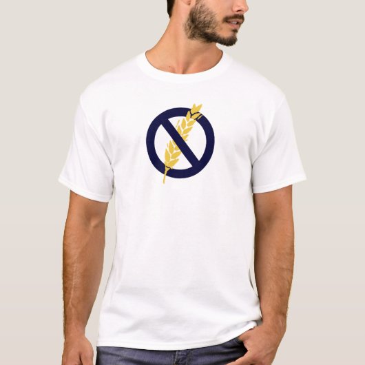 Geen tarwe t-shirt (Voorkant)
