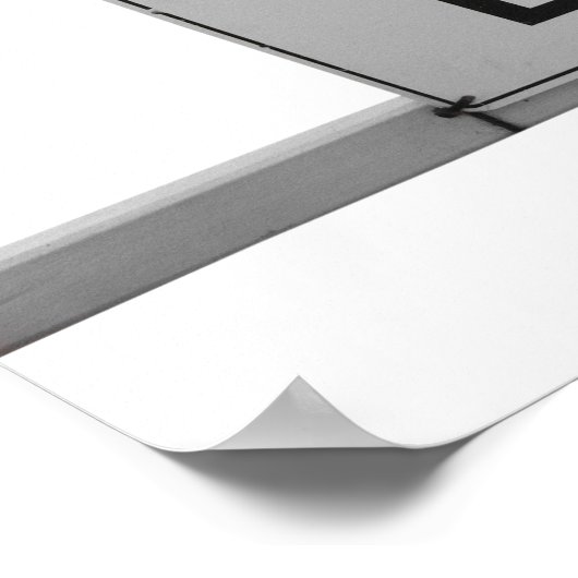 Geen teken invoeren poster (Hoek)