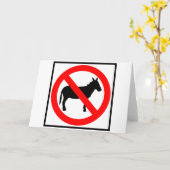 Geen Teken van de Weg van Ezels Kaart (Gele Bloem)