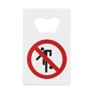 GEEN Teken ⚠ van het Park van Balspels ⚠ Thais Creditkaart Flessenopener
