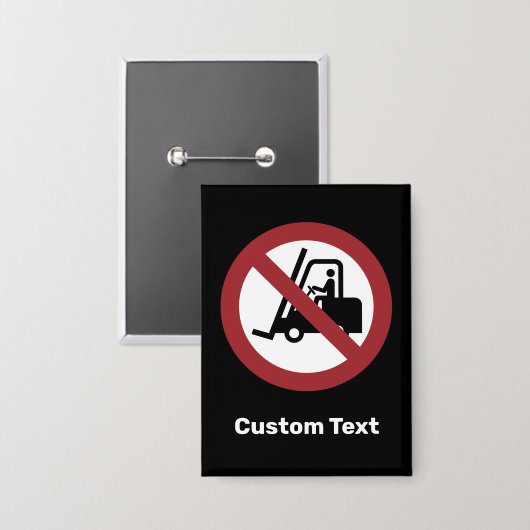 Geen teken van vorkliften button (Voorkant / Achterkant)