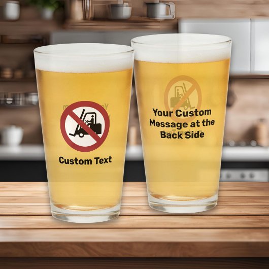 Geen teken van vorkliften glas
