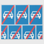 Geen tekens cadeaupapier (Vlak)