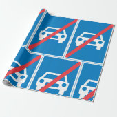 Geen tekens cadeaupapier (Uitgerold)