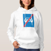 Geen tekens hoodie (Voorkant)