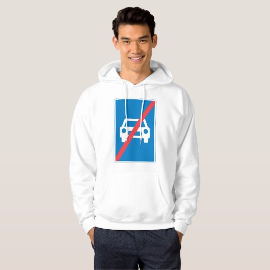 Geen tekens hoodie (Voorkant volledig)
