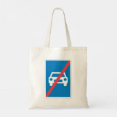 Geen tekens tote bag (Achterkant)