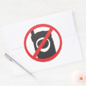 Geen telefoon zone Sticker (Envelop)