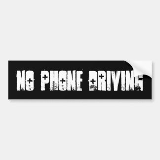 GEEN TELEFOONBESTURING BUMPERSTICKER