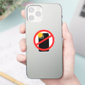 Geen telefoonfotografie - respecteer persoonlijke sticker (Telefoon)