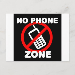 Geen telefoonzone briefkaart