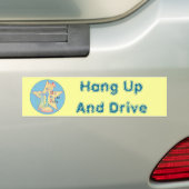 Geen telefoonzone bumpersticker (Op auto)