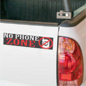 Geen telefoonzonnetticker bumpersticker (Op Truck)