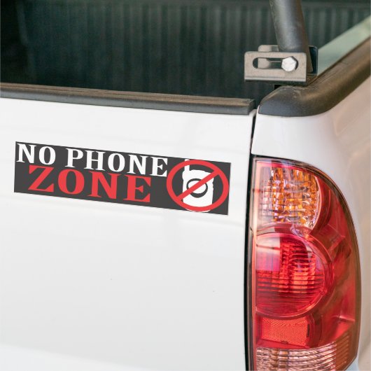 Geen telefoonzonnetticker bumpersticker (Op Truck)