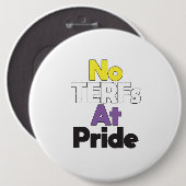 Geen TERF's bij Pride Button (Voorkant /achterkant)