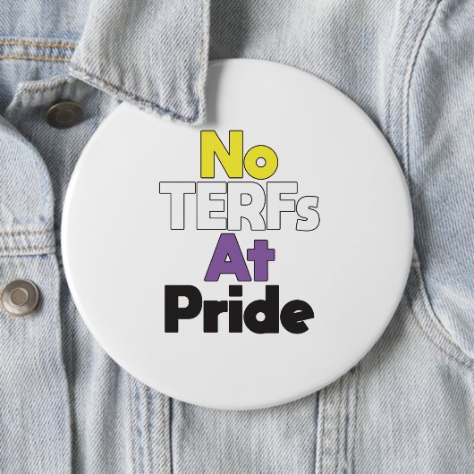 Geen TERF's bij Pride Button (In situ)