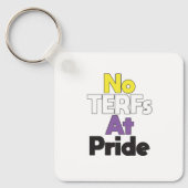 Geen TERF's bij Pride Sleutelhanger (Voorkant)