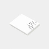 Geen terugblik - ik betreur niets Inspirerend Post-it® Notes (Schuin)