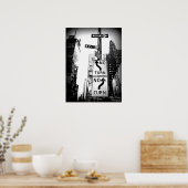 Geen terugdraaien poster (Keuken)