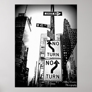 Geen terugdraaien poster