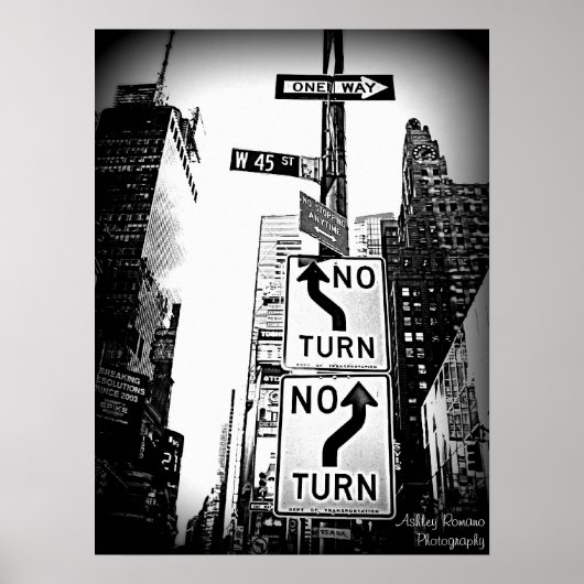 Geen terugdraaien poster (Voorkant)