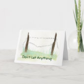 Geen terughoudendheid - Afstuderen Kaart (Voorkant)