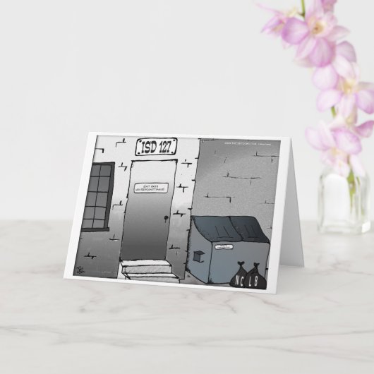 Geen terugname Uitgang Alleen gevouwen Wenskaart Kaart (Orchidee)