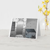 Geen terugname Uitgang Alleen gevouwen Wenskaart Kaart (Gele Bloem)