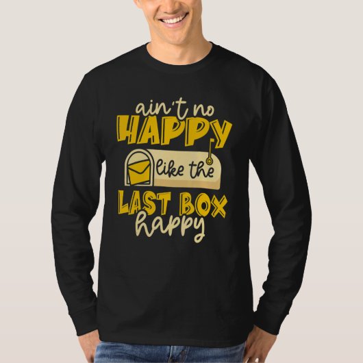 Geen tevreden postpostbode Post Kantoor T-shirt (Voorkant)