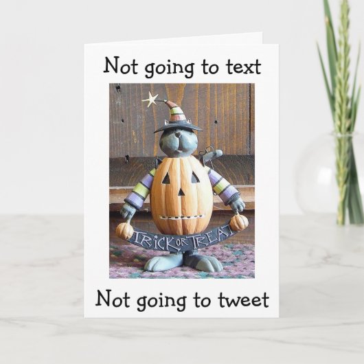 GEEN TEXTING/TWEED=GEEN TRICKING=BEHANDELING KAART (Voorkant)